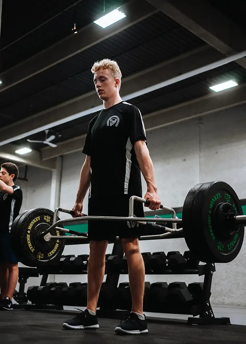 Youth Athlete Deadlifts at Zenith Human Performance