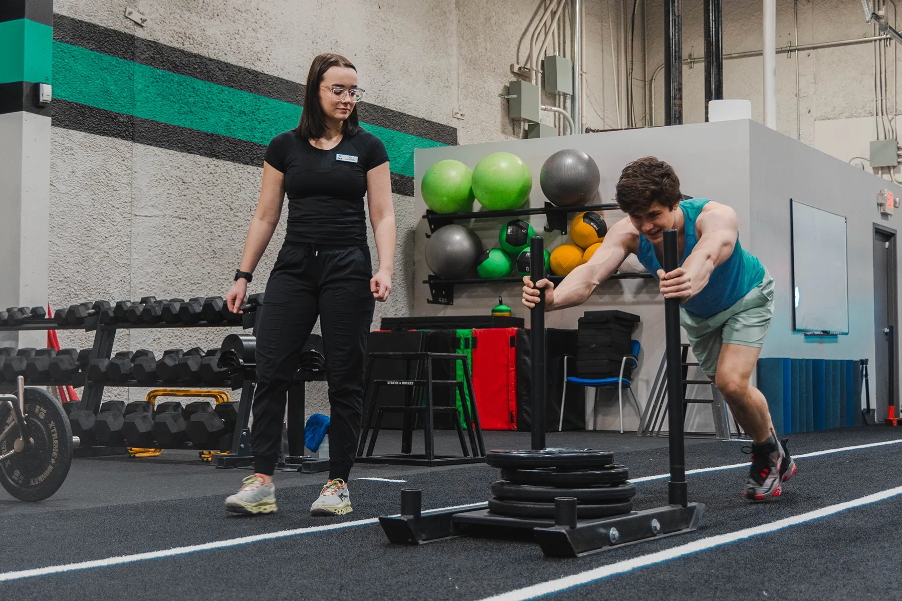 Personal Trainer and Client Zenith Human Performance